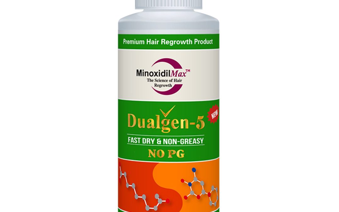 Minoxidil MAX DualGen 5% No PG Fast Dry (60ml)