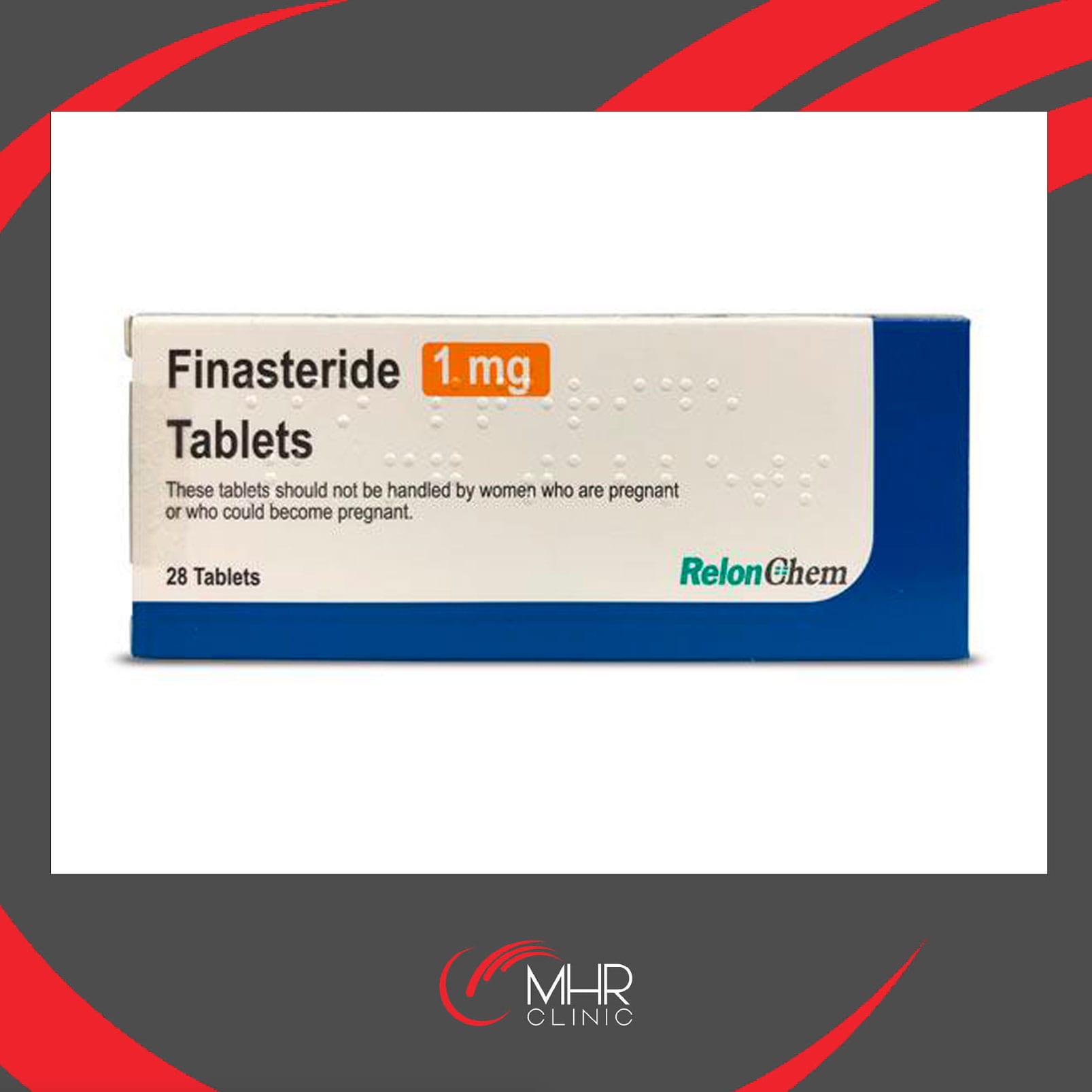 Finasteride 5mg tablets (28 tablets) MHR Clinic Hair